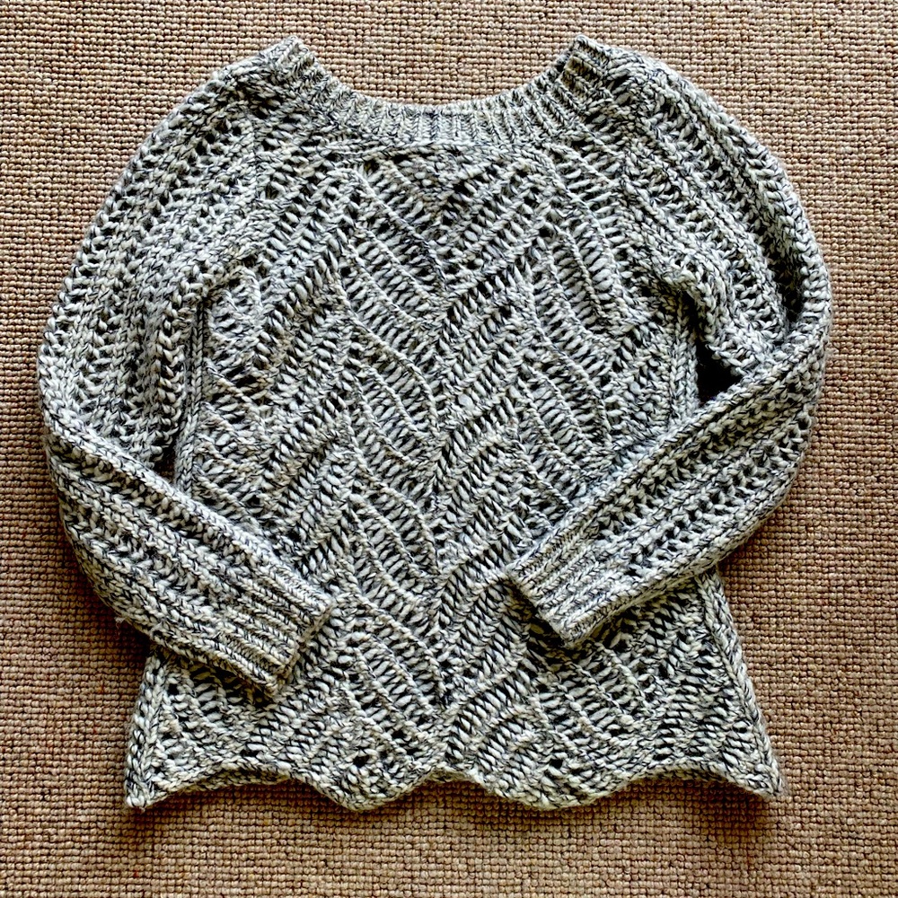 LOFT Marled gray Sweater